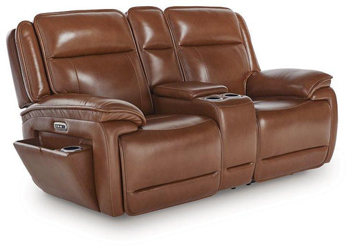 Healy Pier Power Reclining Loveseat with Console - FAMSA Furniture (TX)