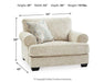 Monaghan Oversized Chair and Ottoman - FAMSA Furniture (TX)