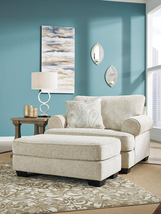 Monaghan Oversized Chair and Ottoman - FAMSA Furniture (TX)