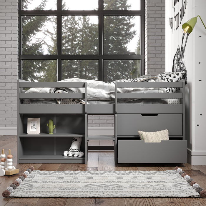 Fabiana Twin Loft Bed w/Storage - Image 11
