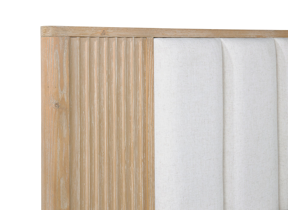 Kira 6pc Queen Bedroom Set - Cerused Natural - FAMSA Furniture (TX)