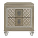 Loudon Nightstand in Gold/Silver/Champagne - B1515-4 - FAMSA Furniture (TX)