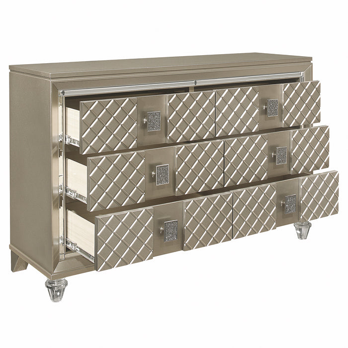 Loudon Dresser in Gold/Silver/Champagne - B1515-5 - FAMSA Furniture (TX)
