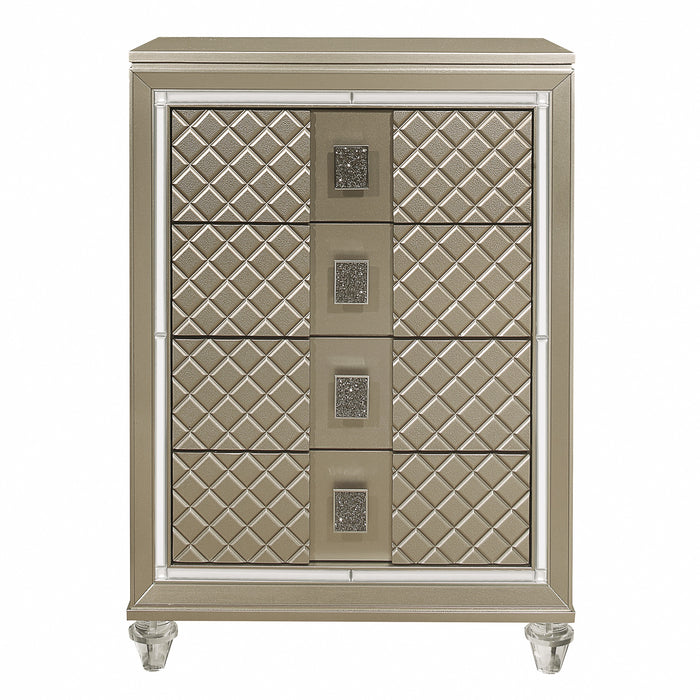 Loudon Chest in Gold/Silver/Champagne - B1515-9 - FAMSA Furniture (TX)
