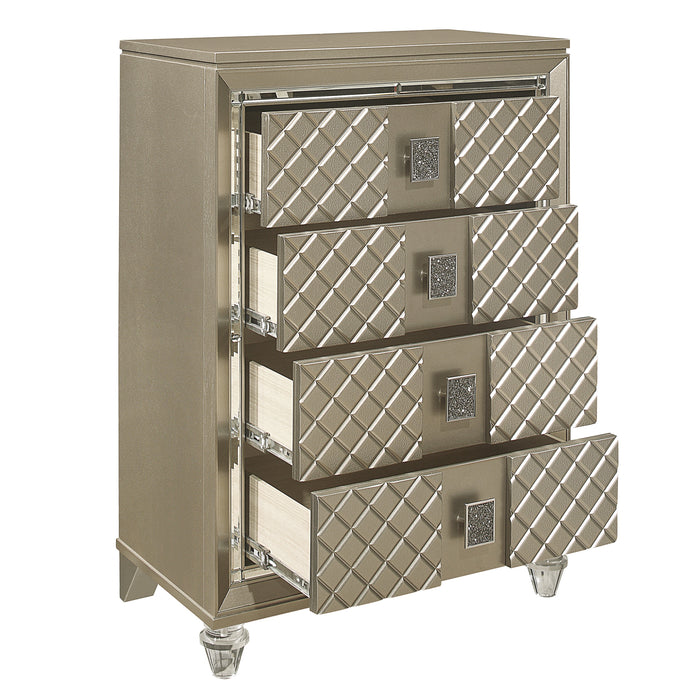 Loudon Chest in Gold/Silver/Champagne - B1515-9 - FAMSA Furniture (TX)