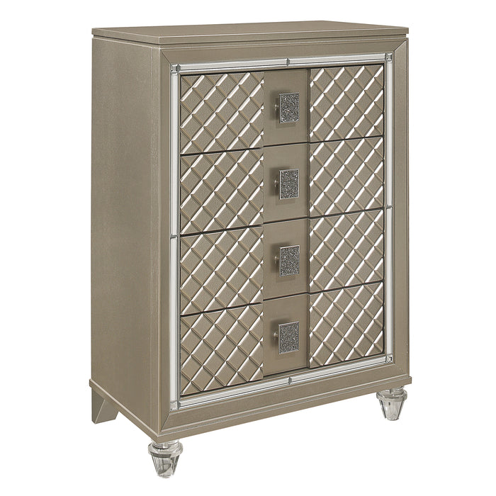Loudon Chest in Gold/Silver/Champagne - B1515-9 - FAMSA Furniture (TX)