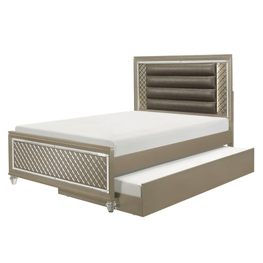Loudon Trundle/Toybox in Gold/Silver/Champagne - B1515-R - FAMSA Furniture (TX)