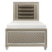 Loudon 4pc Set (TB+NS+DR+MR) in Gold/Silver/Champagne - B1515T-1*4 - FAMSA Furniture (TX)