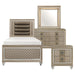 Loudon 4pc Set (TB+NS+DR+MR) in Gold/Silver/Champagne - B1515T-1*4 - FAMSA Furniture (TX)