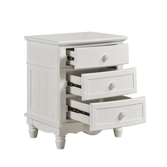 Clementine Nightstand in White - B1799-4 - FAMSA Furniture (TX)