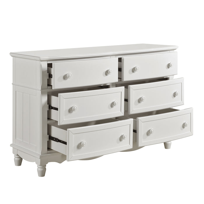 Clementine Dresser in White - B1799-5 - FAMSA Furniture (TX)