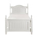 Clementine Twin Platform Bed with Twin Trundle in White - B1799T-1R - FAMSA Furniture (TX)