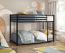 Jovie Twin/Twin Bunk Bed in Black - B2010BK-1 - FAMSA Furniture (TX)