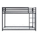 Jovie Twin/Twin Bunk Bed in Black - B2010BK-1 - FAMSA Furniture (TX)