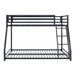 Jovie Twin/Full Bunk Bed in Black - B2010BKTF-1 - FAMSA Furniture (TX)