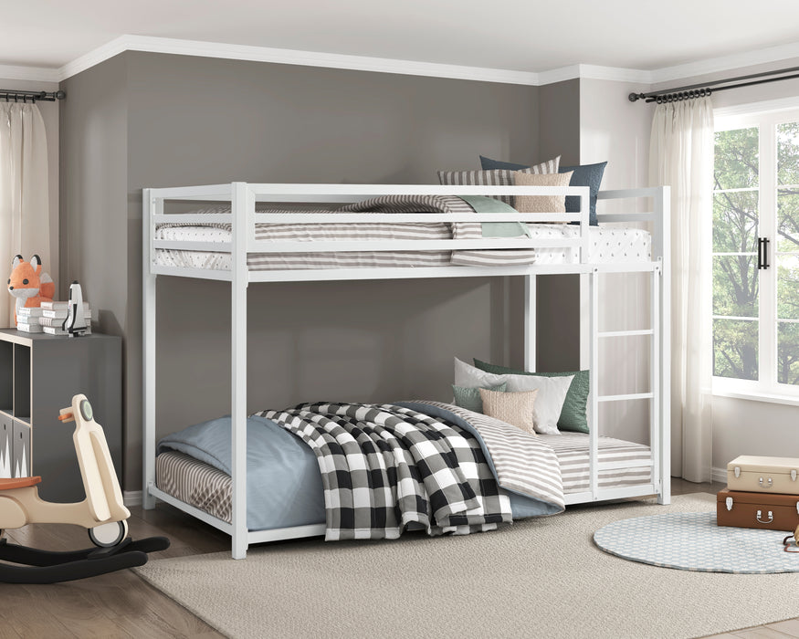 Jovie Twin/Twin Bunk Bed in White - B2010WH-1 - FAMSA Furniture (TX)