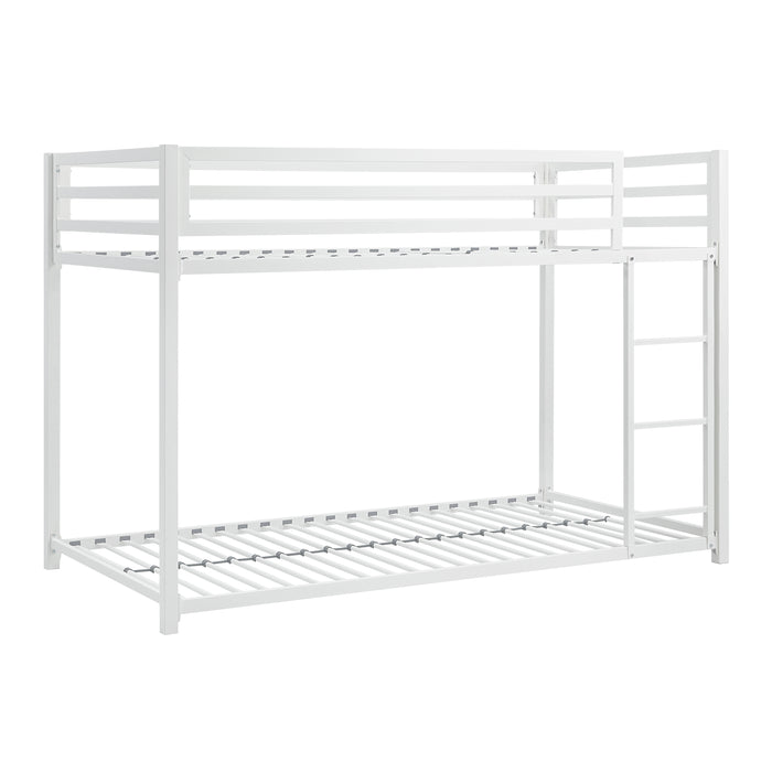 Jovie Twin/Twin Bunk Bed in White - B2010WH-1 - FAMSA Furniture (TX)