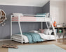 Jovie Twin/Full Bunk Bed in White - B2010WHTF-1 - FAMSA Furniture (TX)
