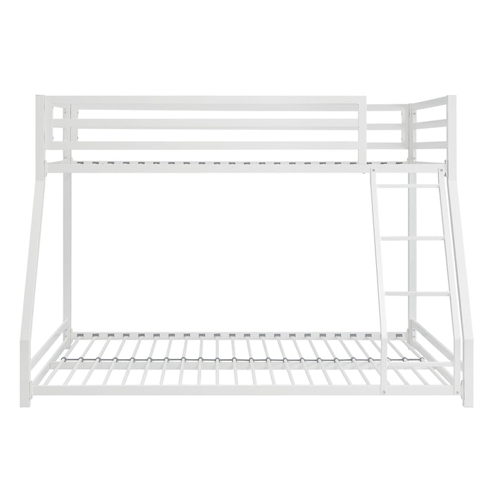 Jovie Twin/Full Bunk Bed in White - B2010WHTF-1 - FAMSA Furniture (TX)