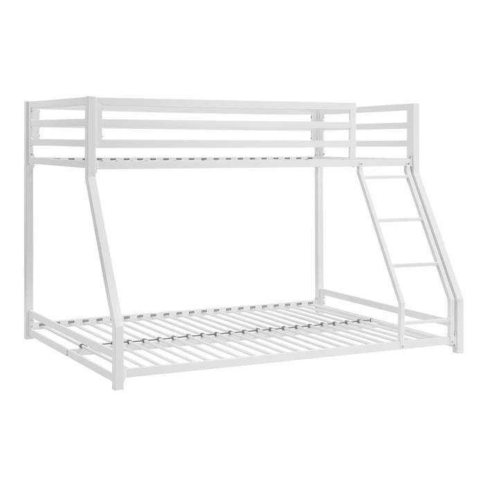 Jovie Twin/Full Bunk Bed in White - B2010WHTF-1 - FAMSA Furniture (TX)