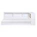 Asker (4) Twin Bookcase Corner Bed in Brown/White - B2012BCT-1BC* - FAMSA Furniture (TX)