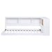 Asker (4) Twin Bookcase Corner Bed in Brown/White - B2012BCT-1BC* - FAMSA Furniture (TX)