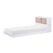 Asker (3) Twin Bookcase Bed in Brown/White - B2012BCT-1* - FAMSA Furniture (TX)