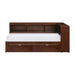 Rowe (4) Twin Bookcase Corner Bed with Storage Boxes in Cherry - B2013BCDC-1BCT* - FAMSA Furniture (TX)