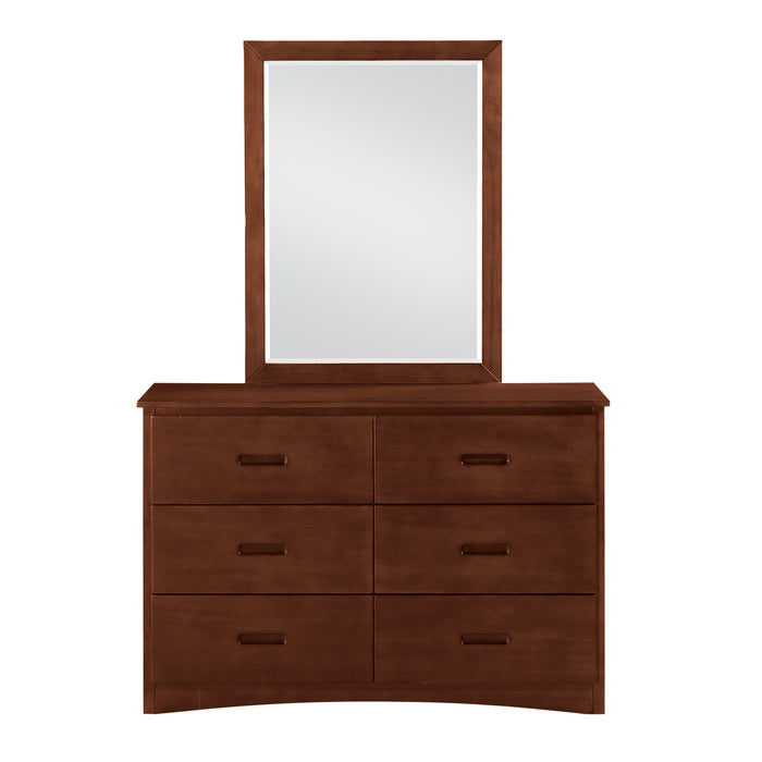 Rowe Mirror in Cherry - B2013DC-6 - FAMSA Furniture (TX)