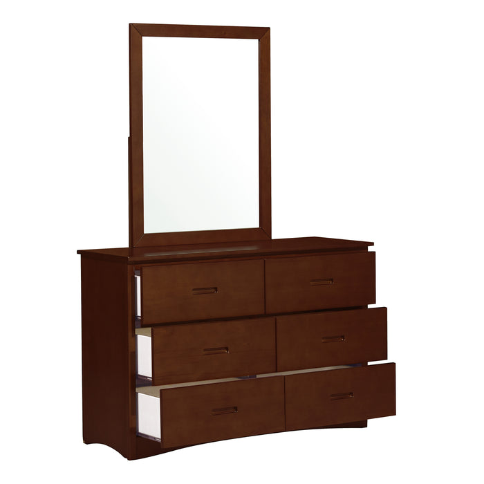 Rowe Mirror in Cherry - B2013DC-6 - FAMSA Furniture (TX)