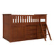 Rowe (5) Low Loft Bunk with Bookcase and Dresser in Natural/Pine - B2013LLDC-1*BCDR - FAMSA Furniture (TX)