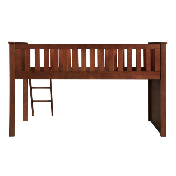 Rowe (3) Low Loft Bunk in Natural/Pine - B2013LLDC-1* - FAMSA Furniture (TX)