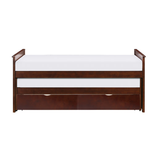 Rowe (4) Twin/Twin Bed with Storage Boxes in Cherry - B2013RTDC-1T* - FAMSA Furniture (TX)