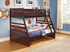 Rowe (3) Twin/Full Bunk Bed in Cherry - B2013TFDC-1* - FAMSA Furniture (TX)