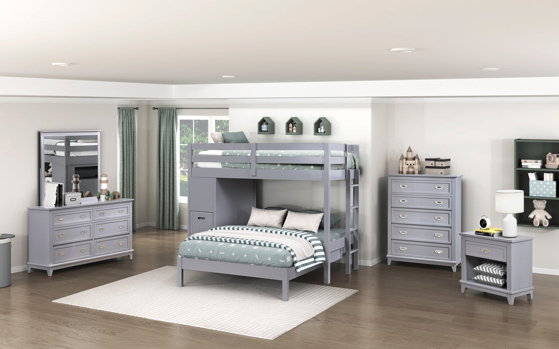 Sloane Twin Storage Bench Footboard & Side Rails & Slats