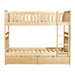 Bartly (4) Twin/Twin Bunk Bed with Storage Boxes in Natural - B2043-1*T - FAMSA Furniture (TX)