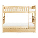 Bartly (4) Twin/Twin Bunk Bed with Storage Boxes in Natural - B2043-1*T - FAMSA Furniture (TX)