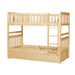 Bartly (4) Twin/Twin Bunk Bed with Storage Boxes in Natural - B2043-1*T - FAMSA Furniture (TX)