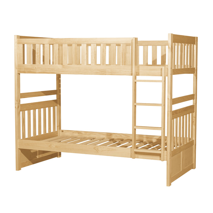 Bartly (3) Twin/Twin Bunk Bed in Natural - B2043-1*