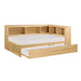 Bartly (4) Twin Bookcase Corner Bed with Twin Trundle in Natural - B2043BC-1BCR* - FAMSA Furniture (TX)