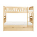 Bartly (4) Full/Full Bunk Bed with Twin Trundle in Natural - B2043FF-1*R - FAMSA Furniture (TX)