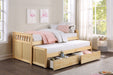 Bartly (4) Twin/Twin Bed with Storage Boxes in Natural - B2043RT-1T* - FAMSA Furniture (TX)