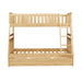 Bartly (4) Twin/Full Bunk Bed with Twin Trundle in Natural - B2043TF-1*R - FAMSA Furniture (TX)