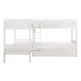 Galen (4) Corner Bunk Bed with Twin Trundle in White - B2053CNW-1R* - FAMSA Furniture (TX)