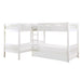 Galen (4) Corner Bunk Bed with Twin Trundle in White - B2053CNW-1R* - FAMSA Furniture (TX)