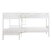 Galen (3) Corner Bunk Bed in White - B2053CNW-1* - FAMSA Furniture (TX)