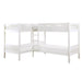 Galen (3) Corner Bunk Bed in White - B2053CNW-1* - FAMSA Furniture (TX)