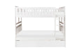 Galen (4) Full/Full Bunk Bed with Twin Trundle in White - B2053FFW-1*R - FAMSA Furniture (TX)