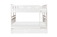 Galen (4) Full/Full Bunk Bed with Storage Boxes in White - B2053FFW-1*T - FAMSA Furniture (TX)
