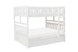 Galen (4) Full/Full Bunk Bed with Storage Boxes in White - B2053FFW-1*T - FAMSA Furniture (TX)